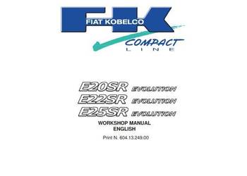 Fiat Kobelco E20SR E22SR E25SR instrukcja naprawy PL