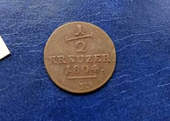 Stare monety 1/2 krajcar 1804 Niemcy Hesja Stare monety 1/2 krajcar 1804 Niemcy Hesja