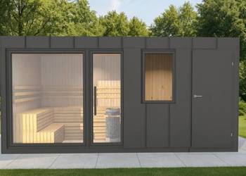 Sauna ogrodowa + pomieszczenie gospodarcze – producent / Rybnik