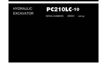KOMATSU PC210LC-10 instrukcja naprawy PL