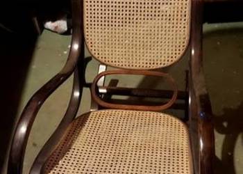 Fotel bujany rattanowy