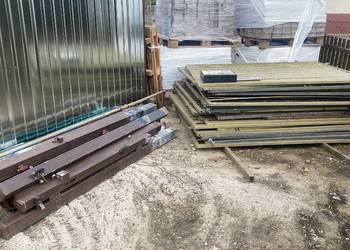 Ogrodzenie panelowe: bramy, panele, furtki słupki, gotowe do montażu 35m.