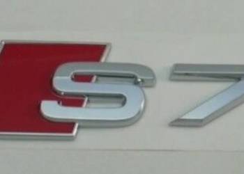 NOWE logo klejane S7 srebrny znaczek emblemat przyklejany NOWE logo klejane S7 srebrny znaczek emblemat przyklejany