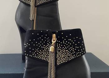 Botki Andarina na koturnie roz.36