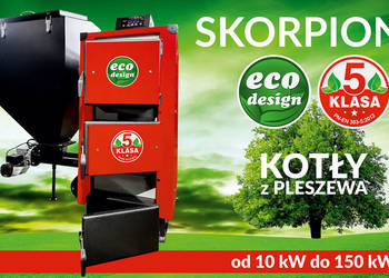 PIEC kocioł 10 kW do 100 m2 z podajnikiem na ekogroszek PREMIUM KLASA 5