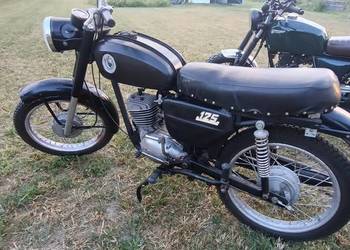 WSK 125 zarejestrowana, biała tablica