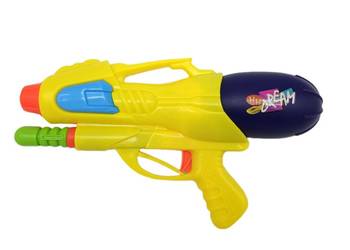 Pistolet na wodę 29 cm z pompką żółty