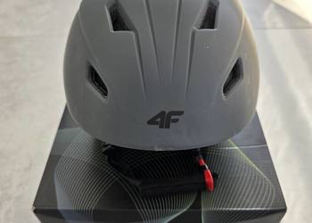 Kask narciarski 4F, szary, rozmiar L/XL (58-62)