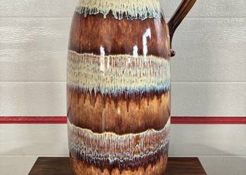 Ogromny wazon Lava szkliwiony Scheurich Keramik Niemcy 50cm design lat 60