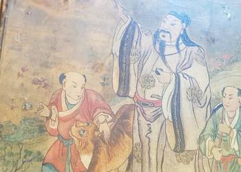 Parawan chiński XVIII wiek Zhang Sengyoa sygnowany unikat