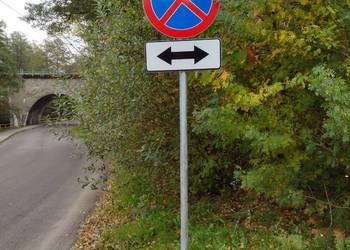 Sklep drogowy, montaż znaków, progi zwalniające wyspowe