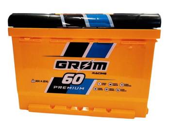 Akumulator 60Ah 600A Grom Racing  EN PRAWY PLUS