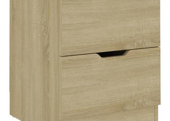 Szafka nocna dąb sonoma 40x40x50 cm materiał drewnopochodny WM-326729
