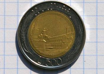 500 LIRÓW 1985 ROK - WŁOCHY