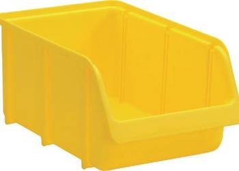 Pojemnik warsztatowy, 205x335x155 mm, żółty polipropylenowy, Linbin no. 4…