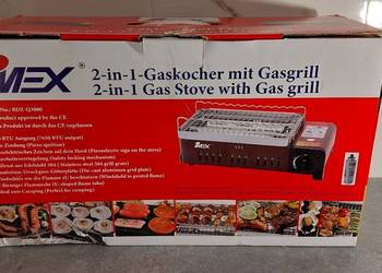 Kuchenka i Grill Gazowy 2w1 IMEX BDZ-Q3000 | Turystyczny, Kempingowy, Piezo