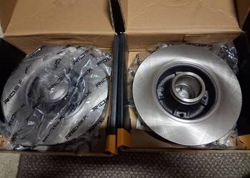2X TARCZE HAMULCOWE RIDEX 82B0236 TYŁ DO RENAULT MEGANE I CABRIOLET