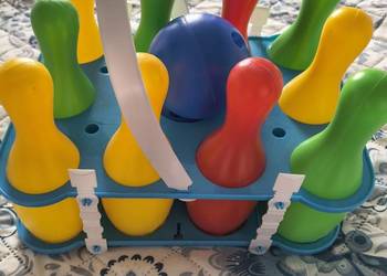 Zestaw kręgli plastikowych dla dzieci