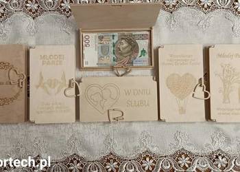 Pudełko / opakowanie na pieniądze / banknoty / prezent /