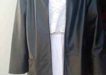 (2XL/3XL) Skórzana kurtka z Londynu, Genuin Leather, VINTAGE