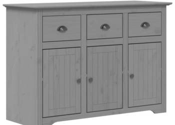 Komoda BODO szara 1155x44x80 cm lite drewno sosnowe WM-355067