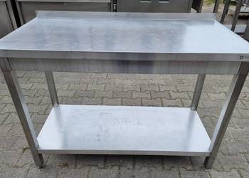 Stół Gastronomiczny z Półką - STALGAST - 120/60/85 cm - M.N.