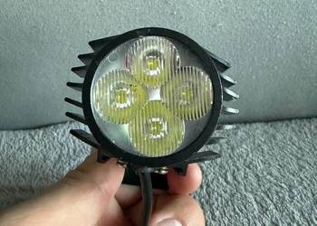 Mocna lampka LED + głośny klakson do hulajnogi / e-bike (12V-60V)