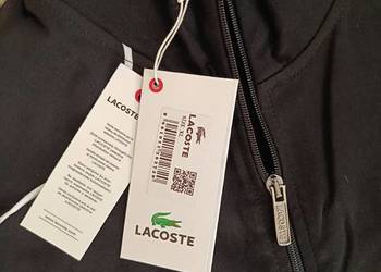 Bluza rozpinana Lacoste Sport - regular fit, zielono-czarna rozmiar XL