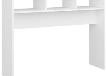 Stolik konsolowy biały 105x30x80 cm materiał drewnopochodny WM-808305