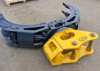 Chwytak hydrauliczny obrotowy sortujący wyburzeniowy kleszcze 5ciopalczasty