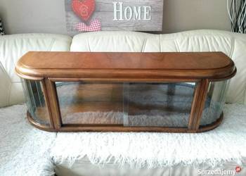 Drewniana WITRYNA KUCHENNA Art Deco nadstawka na kredens prl