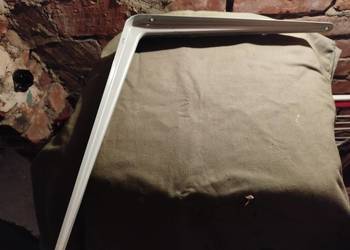 Kątownik podpora pod półkę 34,5x39,5cm Szary