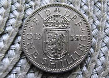 Wielka Brytania 1 Shilling 1955r ( Szkocki )