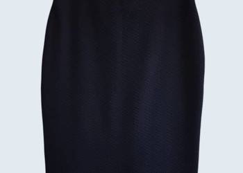 Damska spódnica klasyczna ołówkowa granatowa uniwersalna