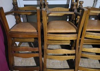 Krzesła dębowe