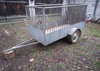 Wózek dla zwierząt przyczepa dwukólka