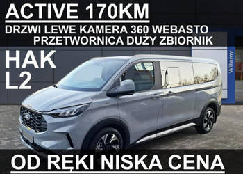 Ford Tourneo Custom Active L2 A8 170KM 4x4 Elektr. Drzwi Kamera 360 Super …