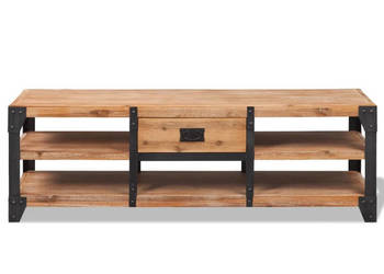 Szafka pod TV z drewna akacjowego 140x40x45 cm WM-243913