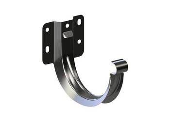 Krop uchwyt rynny doczołowy 130 mm grafit metal