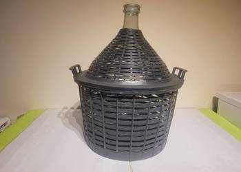 Gąsior balon 20L w koszu do wina, nalewek