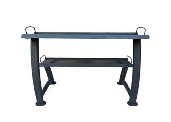 Kompaktowy stojak na kettle i piłki