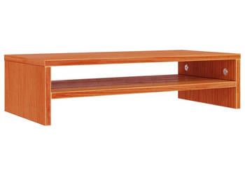 Podstawka na monitor woskowy brąz 50x24x13 cm lita sosna WM-847162
