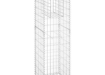 vidaXL Słupki gabionowe, 2 szt., 40x40x140 cm, żelazo(SKU151263)