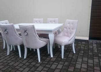 Krzesło shabby vintage tapicerowane modne producent nowe