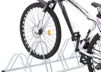 Stojak na 6 rowerów wolnostojący stal galwanizowana WM-4005567