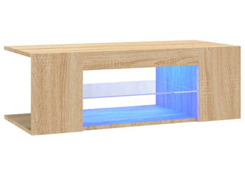 Szafka TV z oświetleniem LED dąb sonoma 90x39x30 cm WM-804241