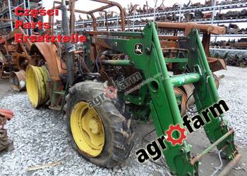 John Deere 6220 części, skrzynia biegów, silnik