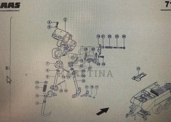 CLAAS 00 0855 720 0/00 0855 718 0/aparat wiąźący/Quadrant 2200 Advantage 2…
