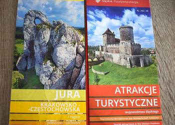 Jura Krakowsko - Częstochowska + atrakcje turystyczne - dwie mapy