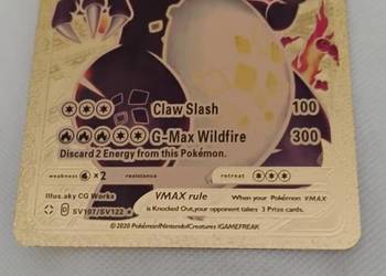 POKEMON karty Charizard Vmax HP 330